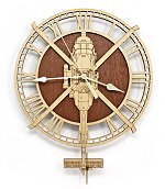 HH-60J Jayhawk Helicopter<br>Wooden Wall Clock